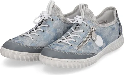 Produktbild von Rieker Damen Slipper adria/heaven/silverflower, Damen:40 EU