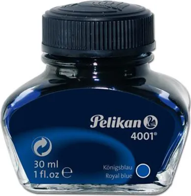 Produktbild von Pelikan Tinte 4001 im Glas königsblau Inhalt: 30 ml
