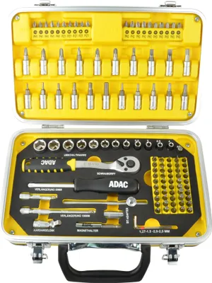 Produktbild von Schraub-/Bitsatz 98416 116-teilig Packung mit 6 Stück