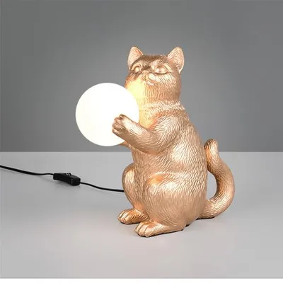 Immagine prodotto di Lampada da tavolo Reality GATIO dorata BHT 30x30x16 cm dorata