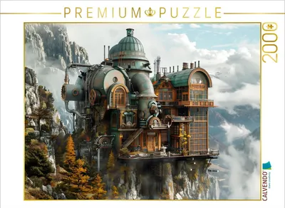 Produktbild von CALVENDO Puzzle Ein Motiv aus dem Kalender "Steampunk Domizile" | 2000 Teile Lege-Größe 90x67cm Foto-Puzzle für glückliche Stunden
