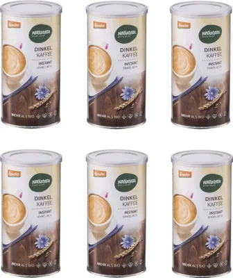 Produktbild von Dinkelkaffee, instant, Dose, 6 x 75 g