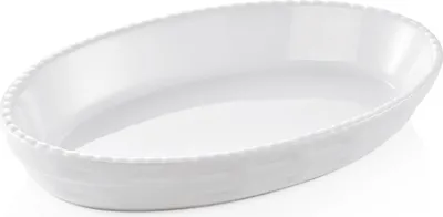 Produktbild von Backform oval 24 x 14 x 4,5 cm weiß, Porzellan