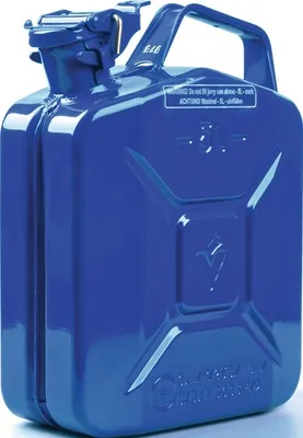 Image de Bidon de carburant contenu 5 l bleu de signalisation RAL 5005 tôle d'acier L230xl120xH310mm VALPRO