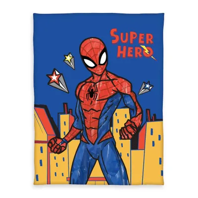 Produktbild von Spider-Man Flanell-Fleecedecke Super Hero 130 x 170 cm