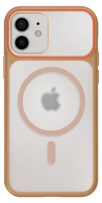 Zdjęcie produktu dla Avizar, etui hybrydowe MagSafe do iPhone'a 12 / 12 Pro z twardym tyłem, brązowe