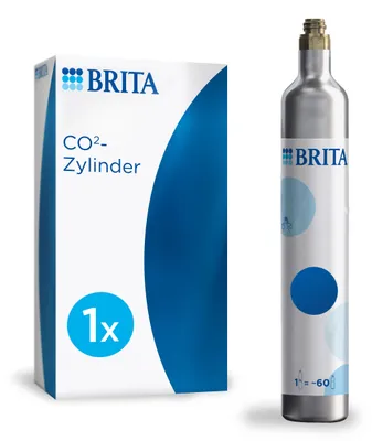 Produktbild von BRITA CO2-Zylinder für Wassersprudler (bis zu 60l gesprudeltes Wasser pro Füllung)