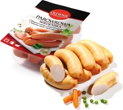 Zdjęcie produktu dla Parówkowa wiedeńska z szynki 500 g Olewnik