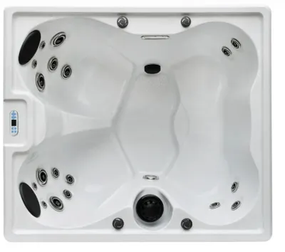 Produktbild von Outdoorwhirlpool Palermo WHITE MARBLE inkl. Abdeckung 180x160x76 cm