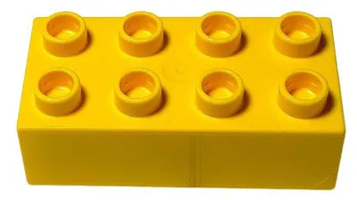 Produktbild von LEGO Duplo Bausteine Set, Gelb, 2x4 Steine, 25 Stück für erste Bauprojekte