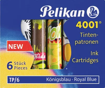 Obrázek produktu pro Pelikan 300004181, 6 kusů, Royal blue, Modrá, Německo