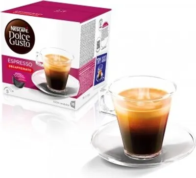 Produktbild von Nescafé Dolce Gusto Espresso Decaffeinato Kaffeekapsel 16 Stück(e)