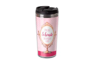 Produktbild von la vida - Thermobecher ToGo 450ml "Für die Schönste…" 391447