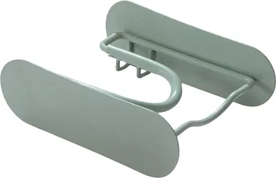 Produktbild von Wandtrockner ohne Perforationen. Schlafzimmer- und Friseurtrockner stehen an Badezimmerwänden