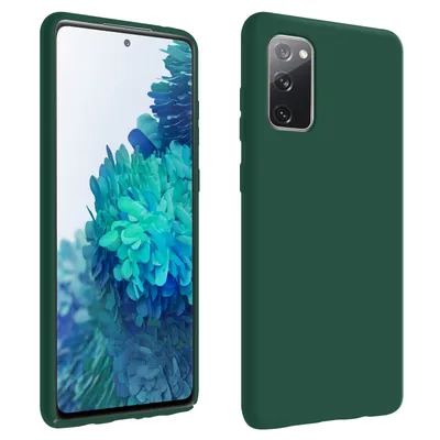 Produktbild von Avizar, Halbsteife Silikonhülle für Samsung Galaxy S20 FE, Grün