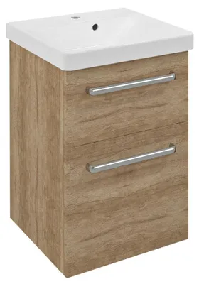 Produktbild von Sapho THEIA Unterschrank 46,4x70x44,2cm, 2xSchublade, Eiche Alabama