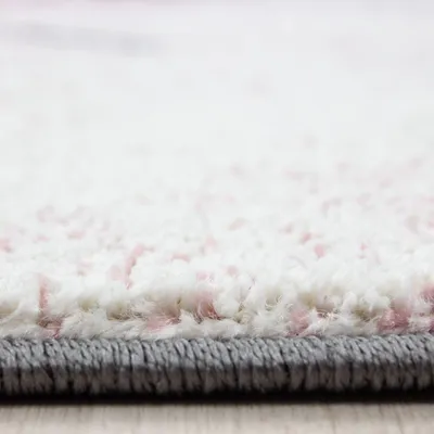 Produktbild von Kinder Teppich Kikki rund, Farbe: Pink, Größe:120 cm rund
