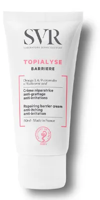 Produktbild von SVR TOPIALYSE Mains, Creme, Unisex, trockene Haut, Sehr trockene Haut, Feuchtigkeitsspendend, Nährend, Regenerierend, Weichmachend, 50 ml, Tube