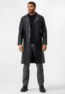 Produktbild von Herren Ledermantel Ricano PAOLO – Schwarz / L