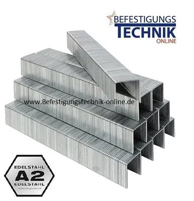 Image de Agrafes 14mm inox Agrafes de rembourrage pour Prebena D 1GP-D16 BeA 95 Tjep PG-50 KL-10 4M
