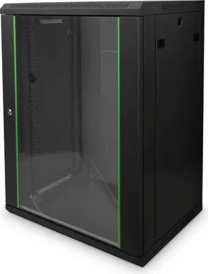 Produktbild von DIGITUS Wandgehäuse Dynamic 16HE 785x600x450mm schwarz
