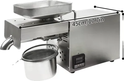 Obrázek produktu pro Lis na olej, příkon 1500 W, digitální regulace teploty, stříbrný