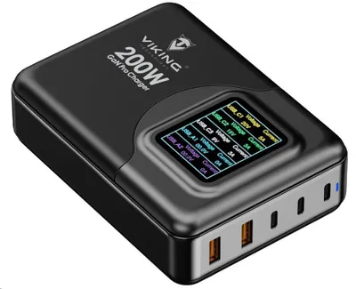 Produktbild von Viking USB-Ladegerät GaN 200W PD Pro (VCH200PD)