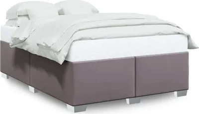 Obrázok produktu pre vidaXL Posteľný rošt sivý 160x200 cm Imitácia kože