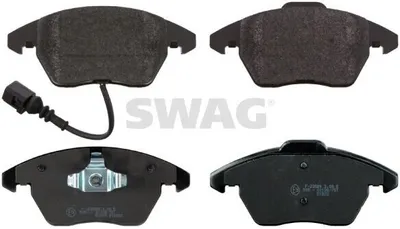 Produktbild von SWAG Bremsbeläge Satz Vorne Bremsklötze für VW GOLF VI (5K1) 30 91 6502