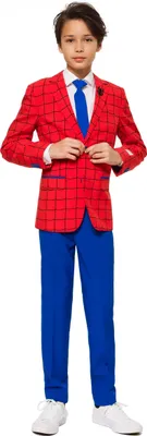 Produktbild von Teen Spider-Man Kostüm Anzug - Karneval Halloween Kindergröße: 170-176