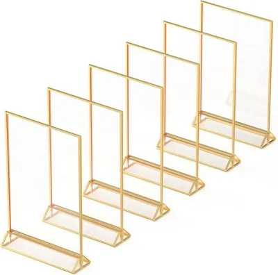 Productafbeelding van Famanu fotolijst A4, acrylglas - goud, set van 6