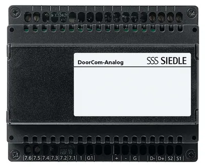 Produktbild von Siedle DCA 650-02, Zugangskontrolle, Schwarz, Siedle, CE, 0 - 40 °C, 107 mm