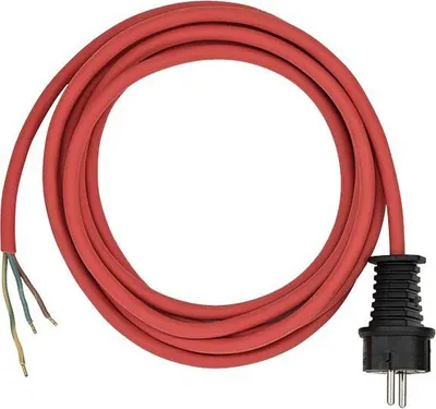Obrázok produktu pre Pripojovací kábel Brennenstuhl 3m červený H05RR-F 3G1.5, 1160450
