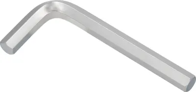 Image de Clé Allen standard professionnelle en acier au chrome-vanadium 14 mm. Clé hexagonale, clé Allen d'atelier de mécanique, clé Allen de bricolage