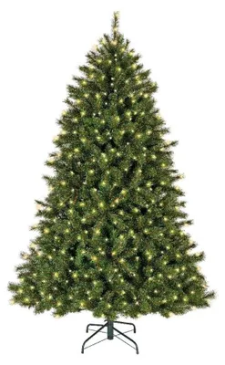 Produktbild von Malmö Frosted Spruce künstlicher Weihnachtsbaum 210xø136cm | grün mit gefrosteten Details | 440 LED-Lichter