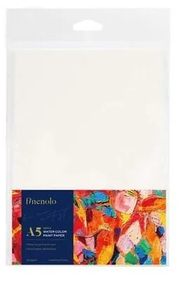 Image de Papier aquarelle DELI A5 300 g/m² - 16 feuilles, idéal pour le dessin et la peinture