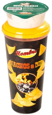 Produktbild von Hombre Nachos & Dip Sour Cream 165g
