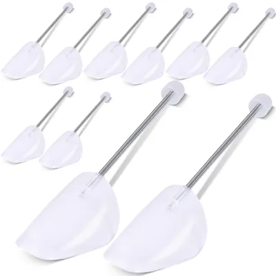 Produktbild von Schuhspanner Schuhformer - Kunststoff - Transparent - Metallspiralfeder - 5 Paar