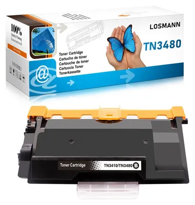 Produktbild von LOSMANN 1x Toner Kompatible für Brother TN-3480 TN-3430 TN3480 TN3430 HL-L5000D HL-L5100DN HL-L5200DW HL-L6400DW HL-L5200DWT MFC-L5750DW MFC-L5700DW MFC-L5800DW MFC-L5850DW MFC-L6900DW
