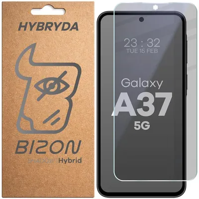 Produktbild von Hybridglas mit Privatschutzfilter für Galaxy A37 5G, Bizon Hybrid Shadow, Matt