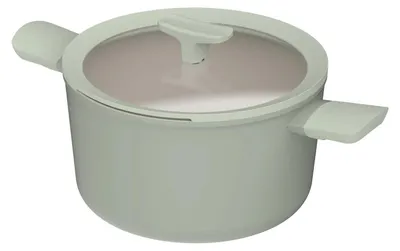 Produktbild von Antihaft-Topf Balance Salbeigrün mit Deckel, 24 x 14 cm