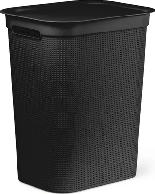 Immagine prodotto di Cesto per biancheria Rotho Brisen Nero 50 L Plastica