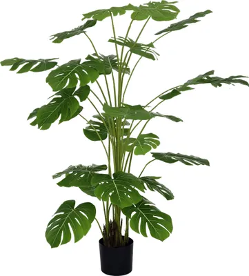 Obrázek produktu pro HOMCOM Umělé rostliny, umělá Monstera Deliciosa, umělá rostlina 180 cm