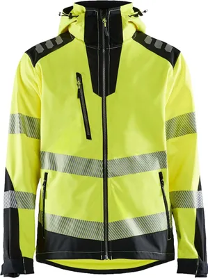 Produktbild von Blakläder Warn-Softshelljacke 44912513 gelb/schwarz Uni, 3XL