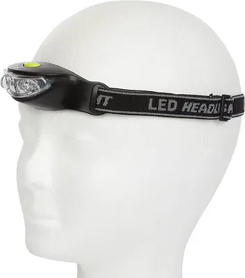 Produktbild von Perel LED-Stirnlampe, Kopflampe laufen, Kopflampe joggen wandern Camping Jagen Angeln, Kopfleuchte
