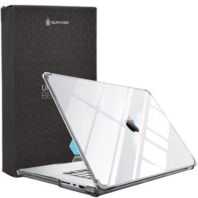 Produktbild von Supcase Unicorn Beetle Clear SUP-Mac2021-14.2-UBClear-Black, Mantelhülle, 36,1 cm (14.2")