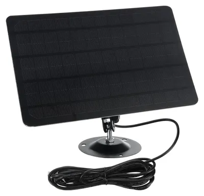 Produktbild von 10 W 6 V USB-Solarpanel, 360-Grad-Drehung, regensicher, an der Wand montierte monokristalline Siliziumplatte für Kamera