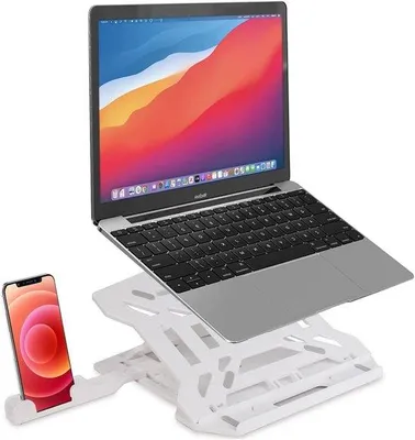 Obrázok produktu pre Prenosný stojan na notebook s odvetranou podložkou pre notebooky s uhlopriečkou od 11" do 15,6"