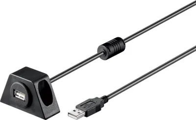 Zdjęcie produktu dla wbudowane gniazdo USB baytronic z kablem o długości 120 cm
