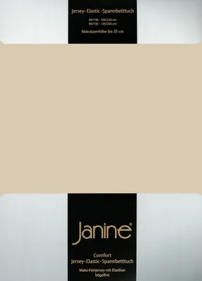 Produktbild von Janine JERSEY Spannbetttuch 5007 100 X 200 sand